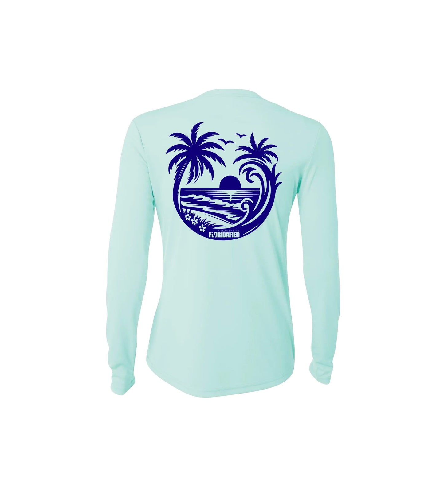 Women's Floridafied Beach Silhouette Light Green