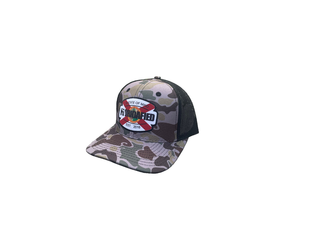 Camo Floridafied Flag Snap Back