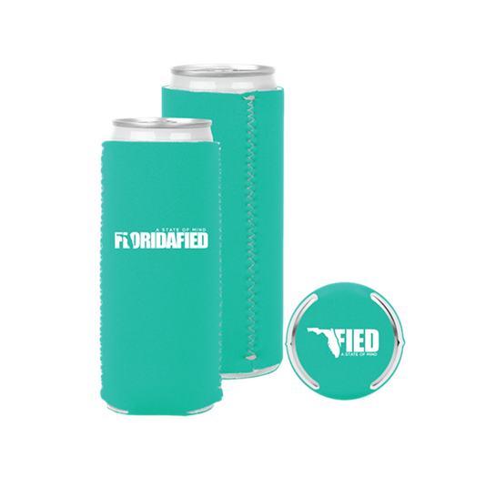 Floridafied OG Logo Slim Can Coozie