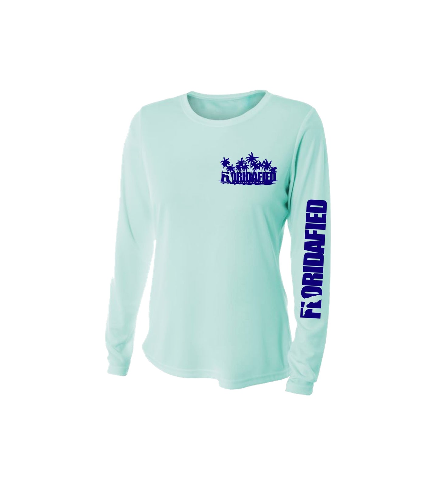 Women's Floridafied Beach Silhouette Light Green