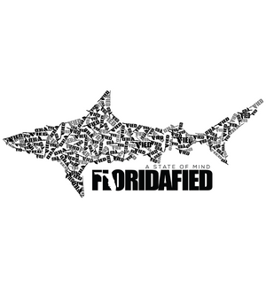 FLFied Shark Icon Logo Sticker